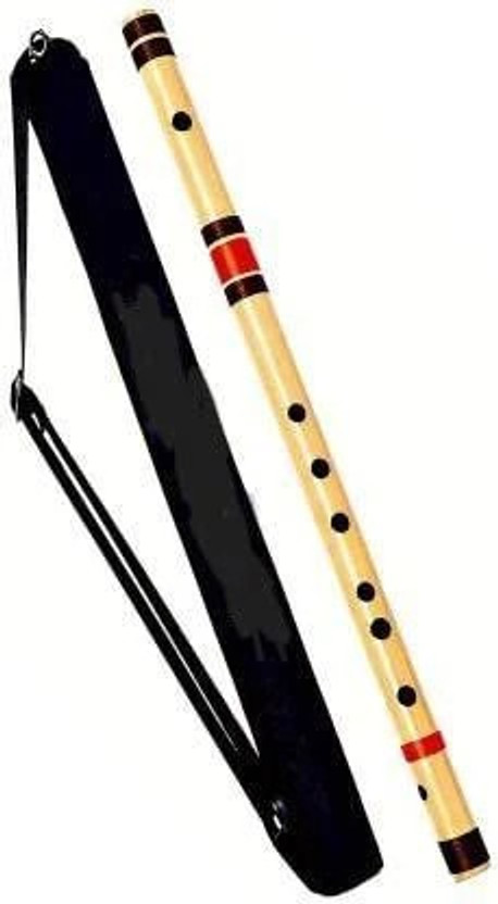 BestBrother Handcrafted Flute for Beginners | Natural Finish with Clear Soothing Sound Bamboo Flute(48 cm)