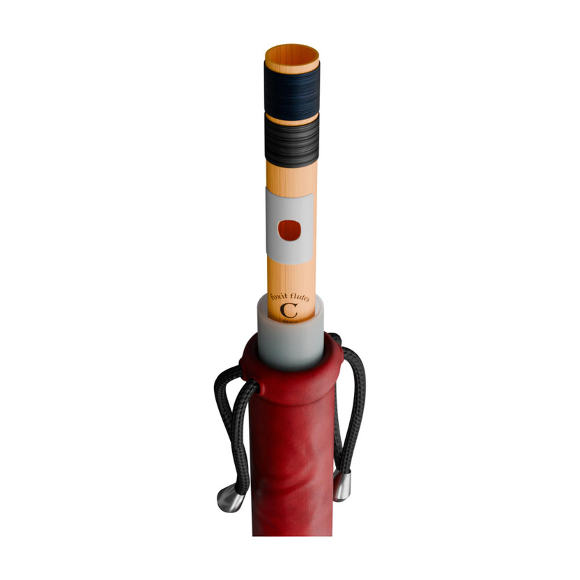 Foxit Musical Right Handed C Natural Tuned With Tanpura A=440Hz PVC Fiber Flute Fiber Flute(5 cm)
