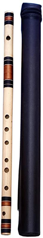 BestBrother C Natural Flute, Right-Handed, Medium (19 inches), Flute for Beginners with Bag Bamboo Flute(48 cm)