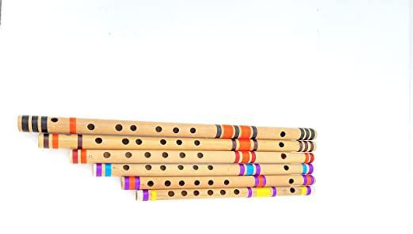 BestBrother Six Pcs Set G Sharp C Sharp G+A+B+C Scale Professional Bamboo Flute Bamboo Flute(48 cm)