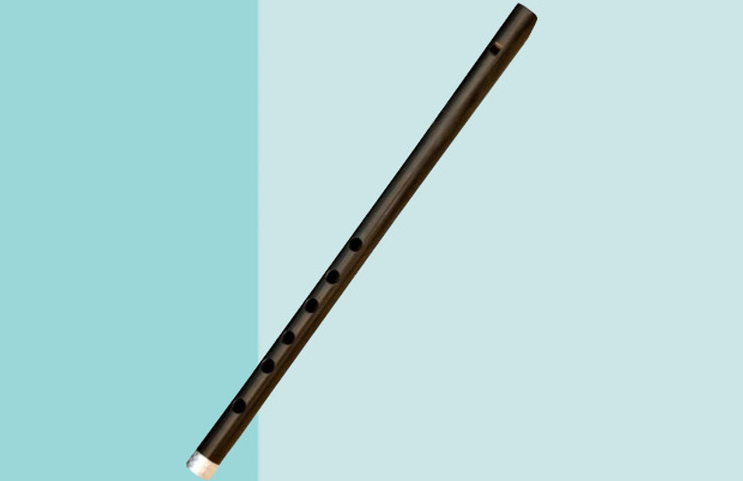 HEAVEN Flute Black PVC Ebonite State Flute 14 inch Size For Beginners PVC Flute(37 cm)