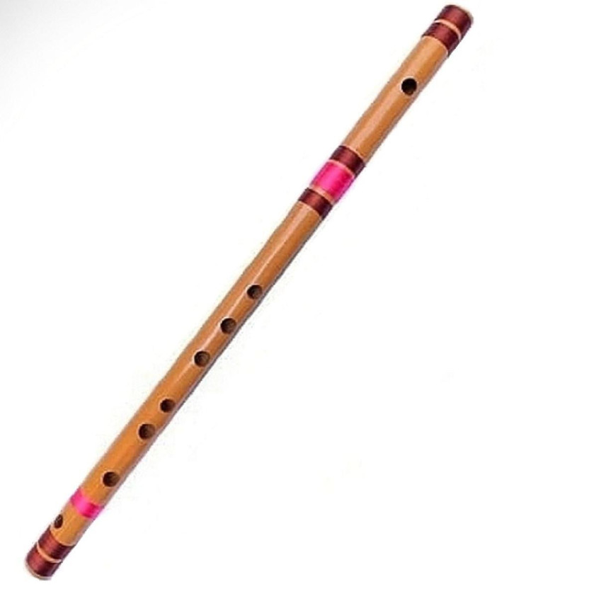 Rio Beginner Bamboo Bansuri C Scale 7 Hole 19 Inch Bamboo Flute(48 cm)