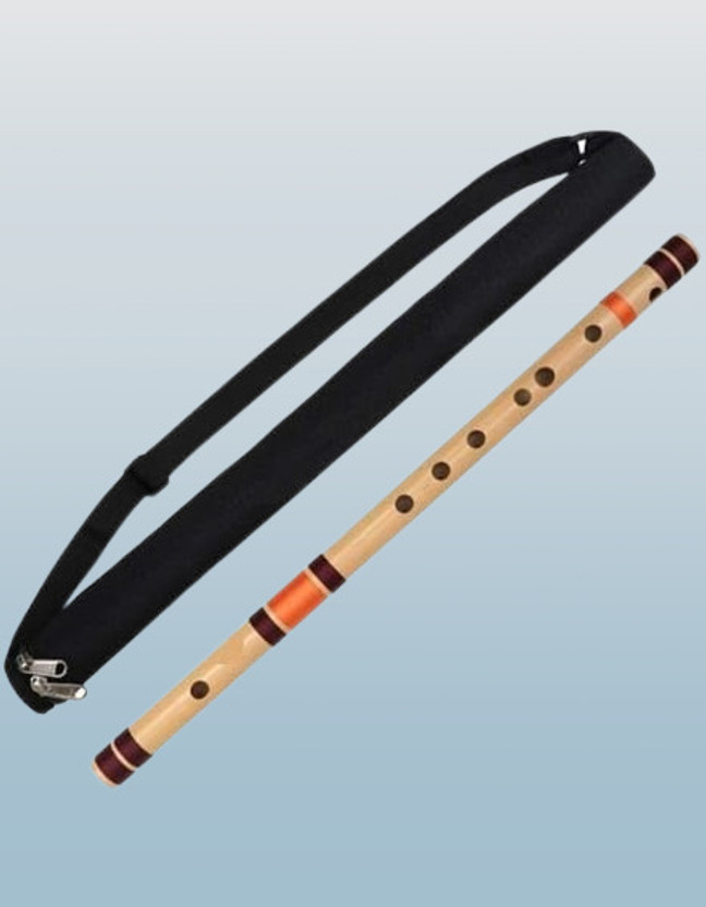 BestBrother C Natural 19 inch 7 Hole Professional & Beginners Bag Bamboo Flute(47 cm)