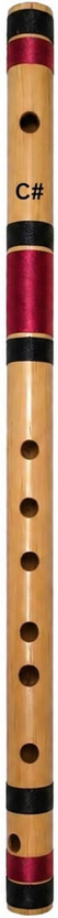 Kaiden C# (C SHARP) Bamboo Flute Perfect For Beginner Bamboo Flute(46 cm)