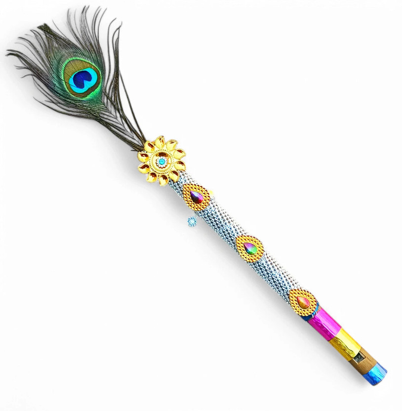 Vrindmart decorative bansuri for gift and home decor Wooden Flute(35 cm)