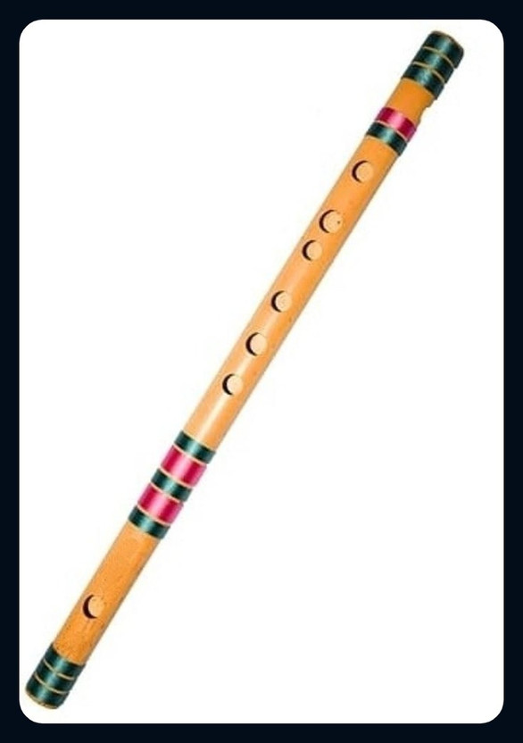 IBDA flute E scale for professional / learner / beginner bansuri 15.5 inch Bamboo Flute(39 cm)