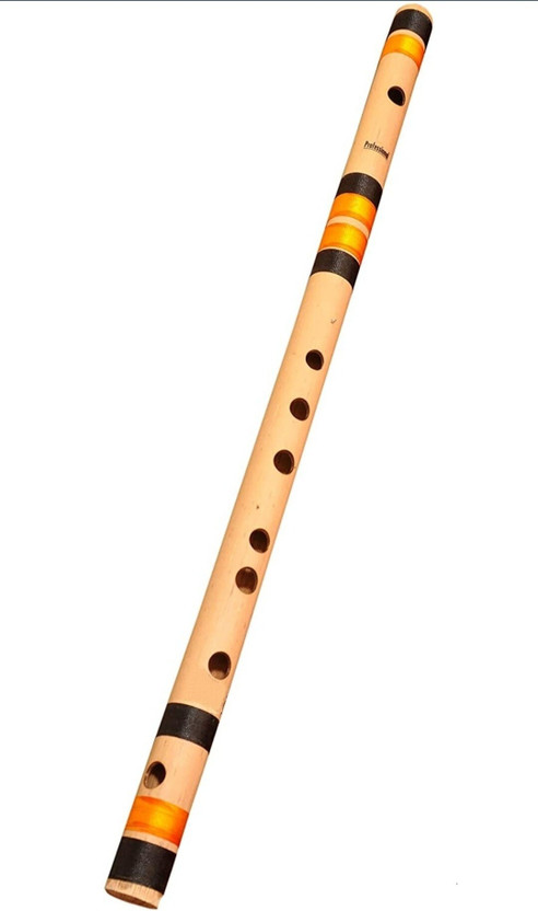 IBDA Melodious Natural C Sharp Scale flute for Beginners / Kids Bamboo Bansuri 19" Bamboo Flute(48 cm)