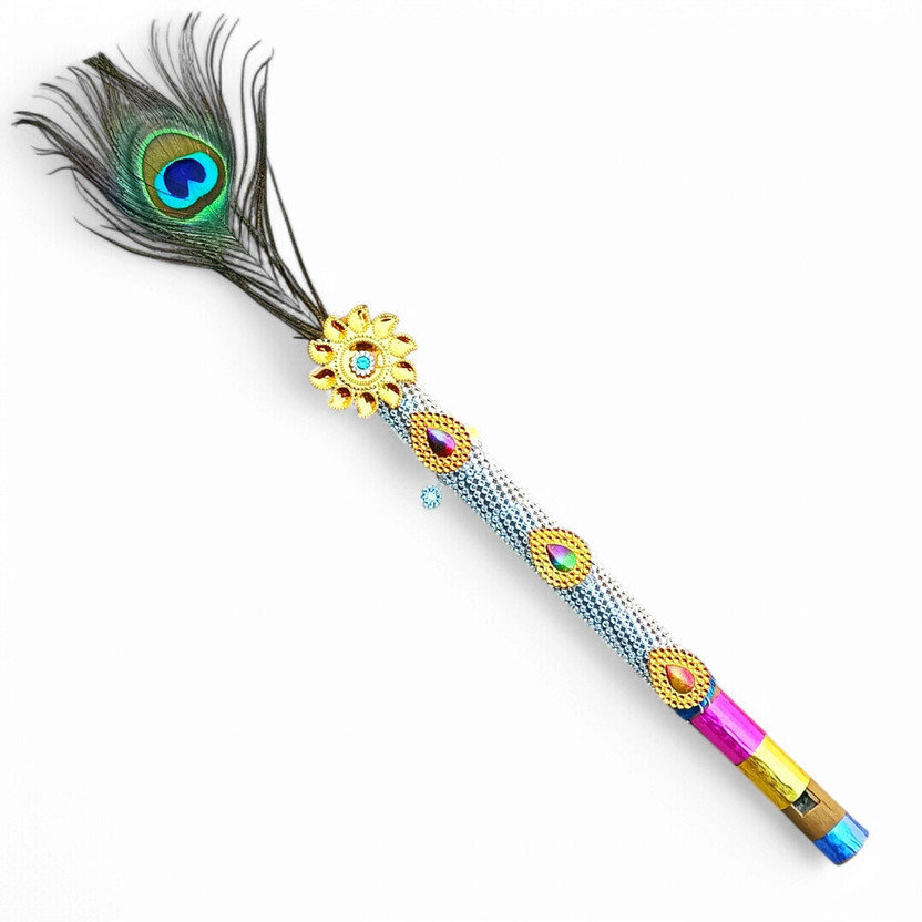 Vrindmart Bnasuri for music and for home decor and gift Wooden Flute(35 cm)