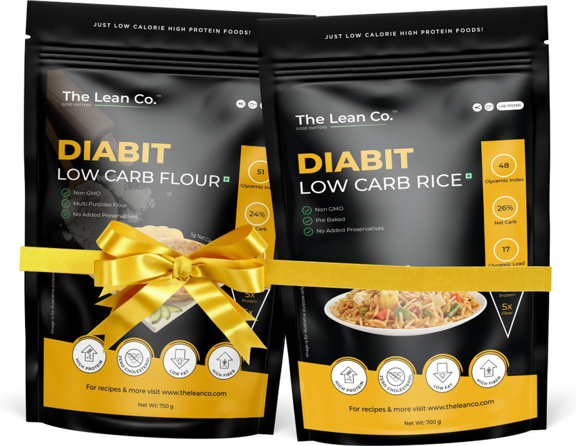 The Lean Co. Low Carb Flour and Low Carb Rice Combo(750 g, 750 g)