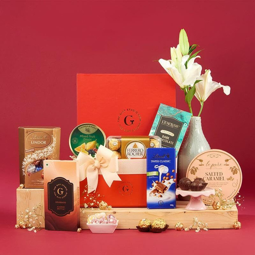 The The Gift Studio Chocolate Box-Premium Gift Hamper|Gift Box for Birthday,Corporate Gifting Combo(7) - Flipkart Deal
