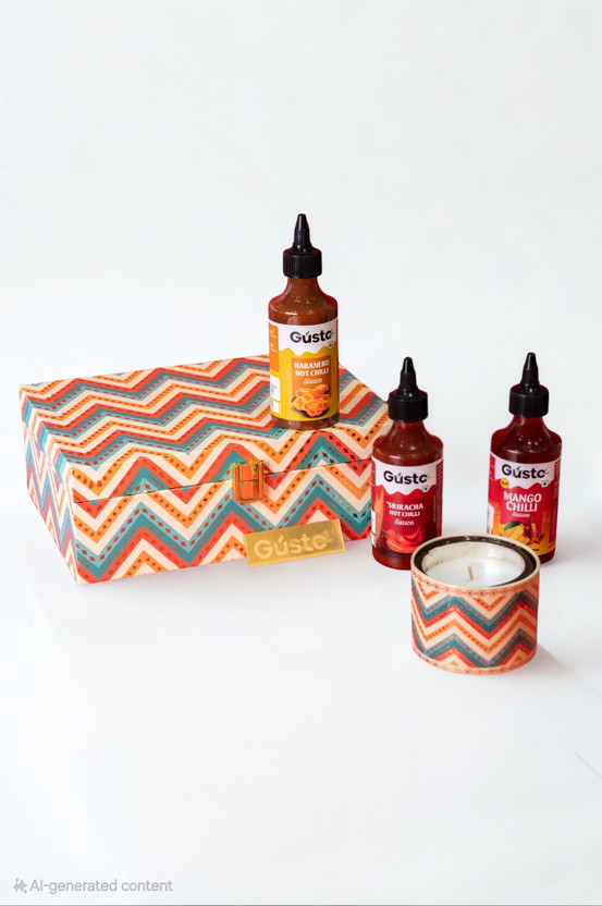 Gusto Foods Sriracha, Habanero & Mango Chilli Sauce Combo – Bold & Spicy Flavor Collection Combo(3)