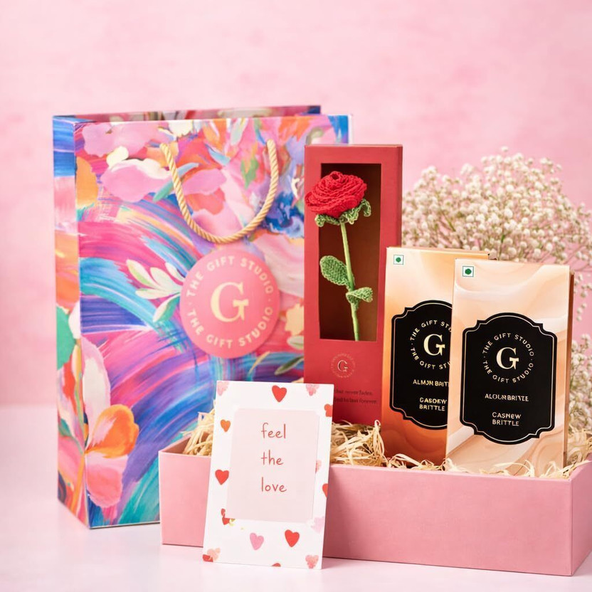The Gift Studio Forever Rose Valentine Gift Set Combo(5)