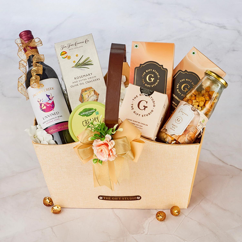 The Gift Studio Gourmet Assorted Party Hamper| Festive & Birthday Gifting Combo(7)