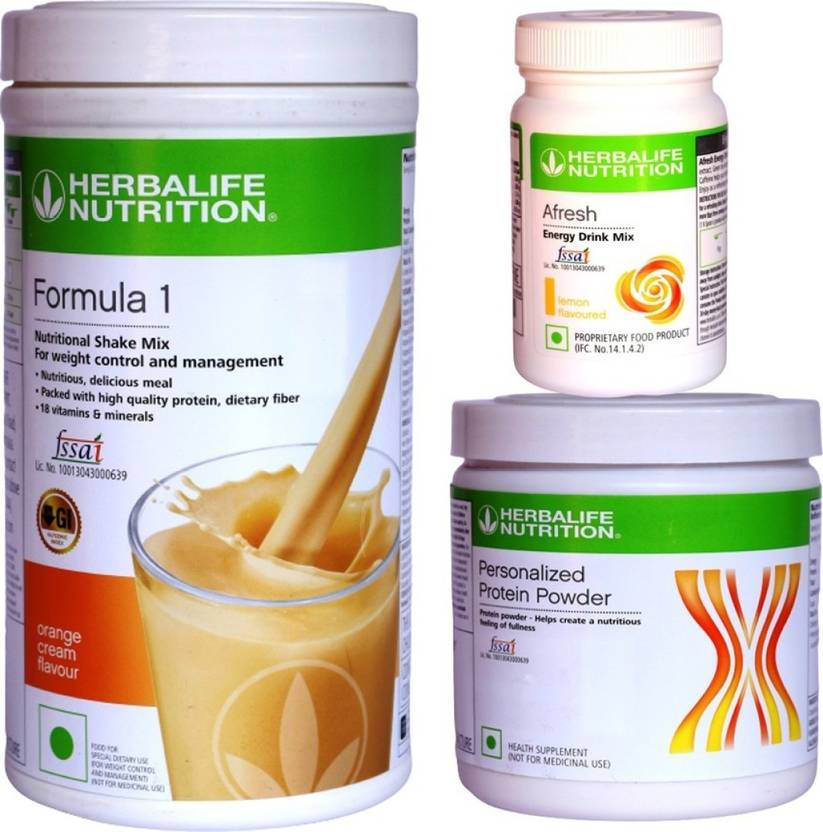 Herbalife Nutrition Herbalife Weight Loss Combo F1 Orange 500g, Protein