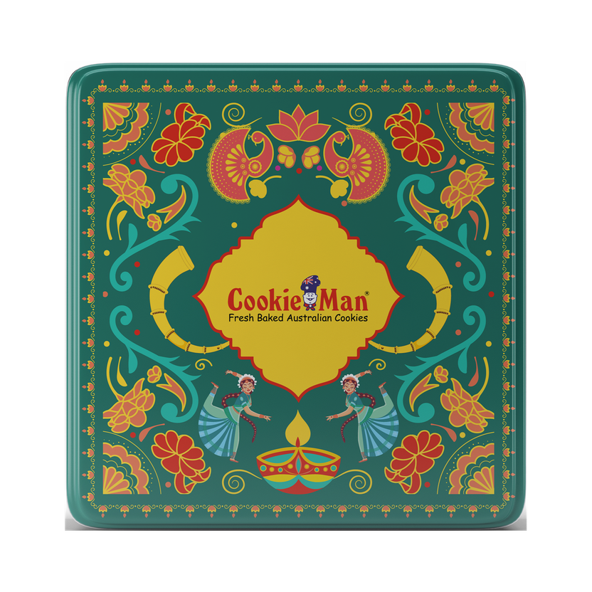 Cookieman Raksha Bandhan Assorted Cookies Biscuits Gift Tin Combo(250 g)