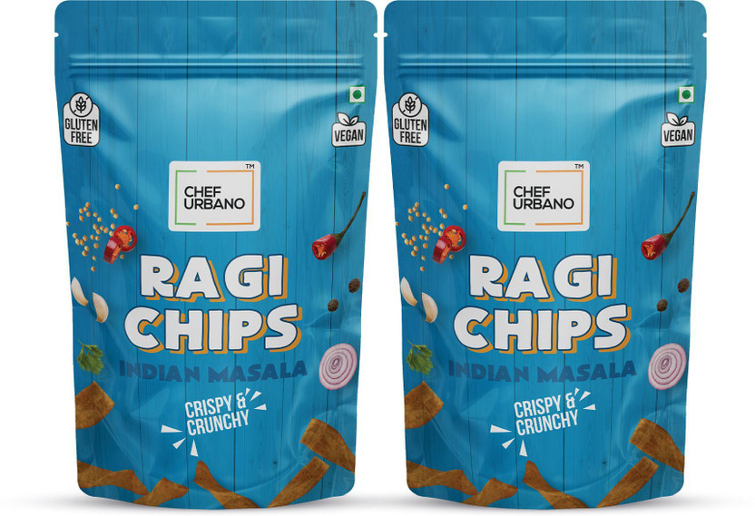Chef Chef Urbano Ragi Chips Indian Masala 85g Pack of 2 Combo(Ragi Chips Indian Masala 85g Pack of 2) - Flipkart Deal