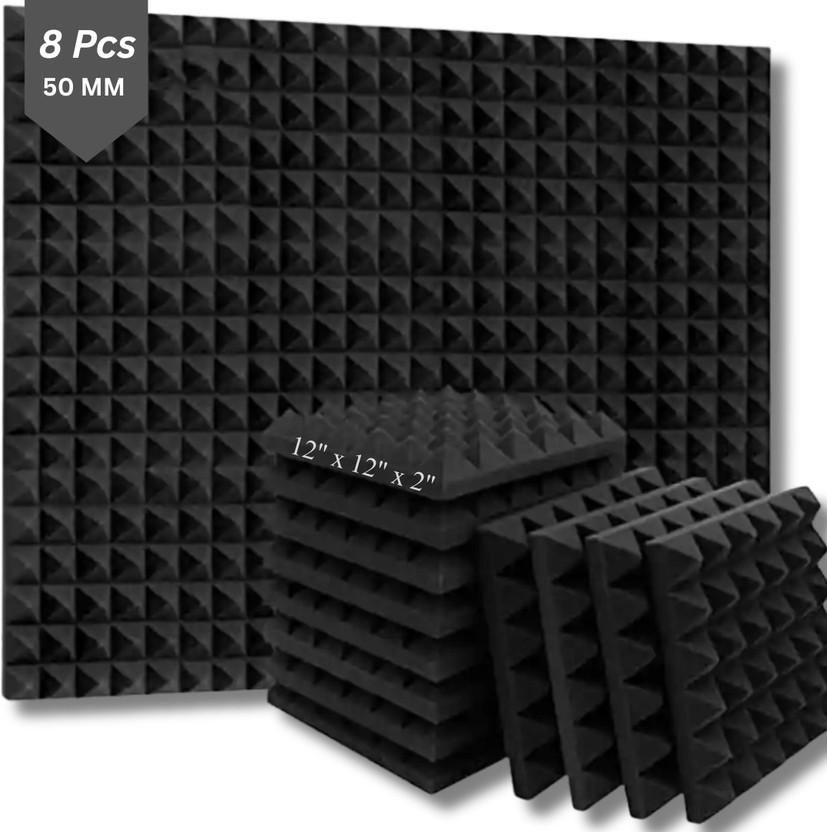 BlessBells BlessBells Store Foam Pyramid Wall(8 Panels Black) - Flipkart Deal