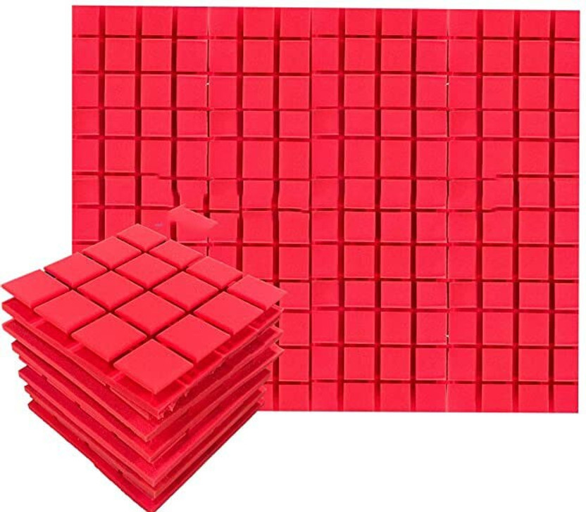 DawnRays Foam Wedge Wall(36 Panels Red)