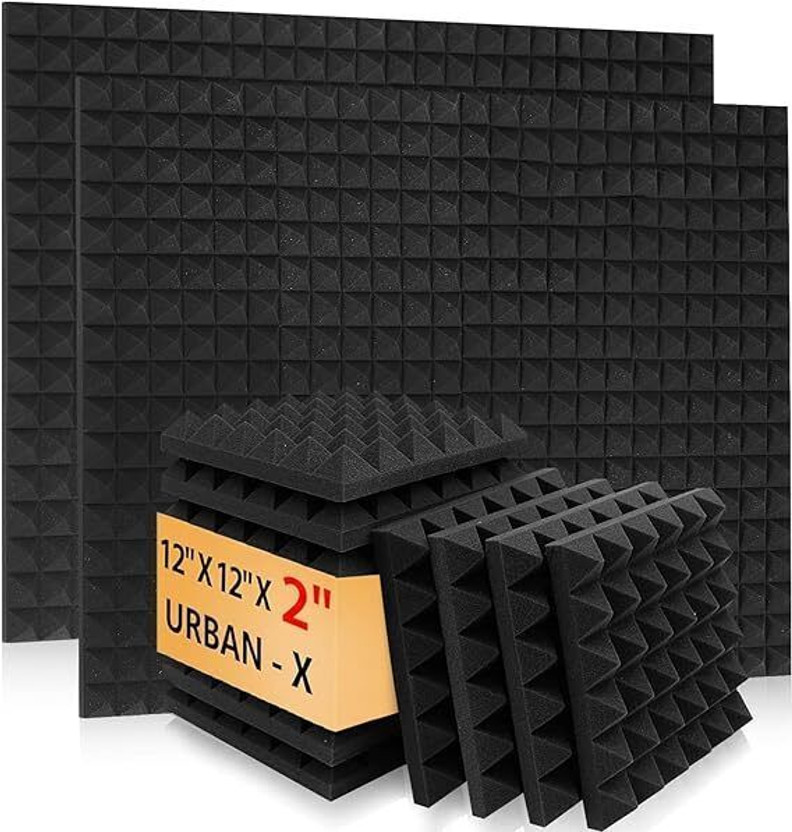 URBAN X Foam Pyramid Wall(12 Panels Black)