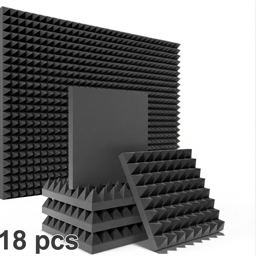 URBAN X Foam Pyramid Wall(18 Panels Black)