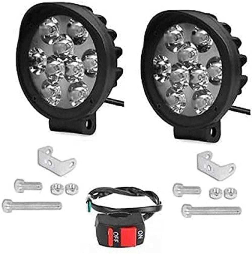 ASD Bikers LED Fog Lamp Unit for Universal For Car, Hyundai, Lexus, Land Rover, Jaguar, Isuzu, Datsun, Bajaj, Mahindra, Honda, GM, Ford, Force, Chevrolet, BMW, Audi, KTM, Maruti Suzuki, Mitsubishi, Nissan, TVS Sumo, 1 Series, 3 Series, A3, A-Star, A7, Go+, KUV100, Kwid, S-Cross, SX4, Safari Storme, 
