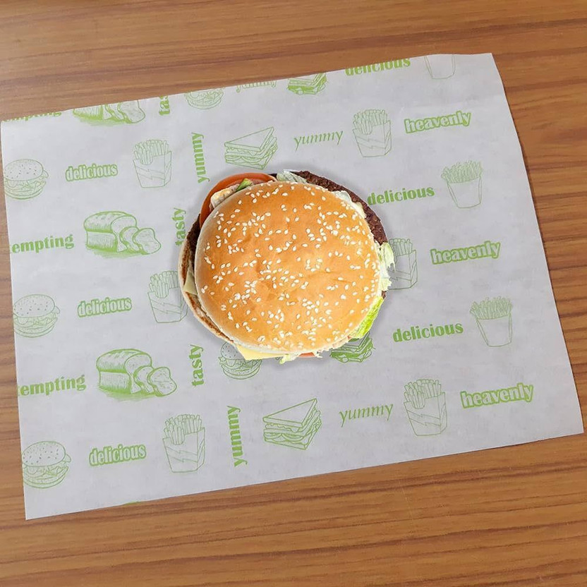 GrahLogy Food Wrapping Butter Paper A4 Size Sheet for Cooking, Sandwich, Roti, Cake Parchment Paper(Pack of 100, 0.3 m)