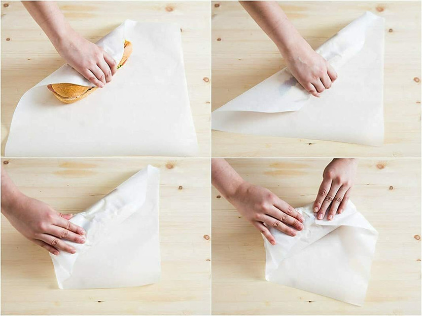 GrahLogy GrahLogy Food Wrapping Butter Paper A4 Size Sheet for Cooking, Sandwich, Roti, Cake Parchment Paper(Pack of 500, 0.3 m) - Flipkart Deal