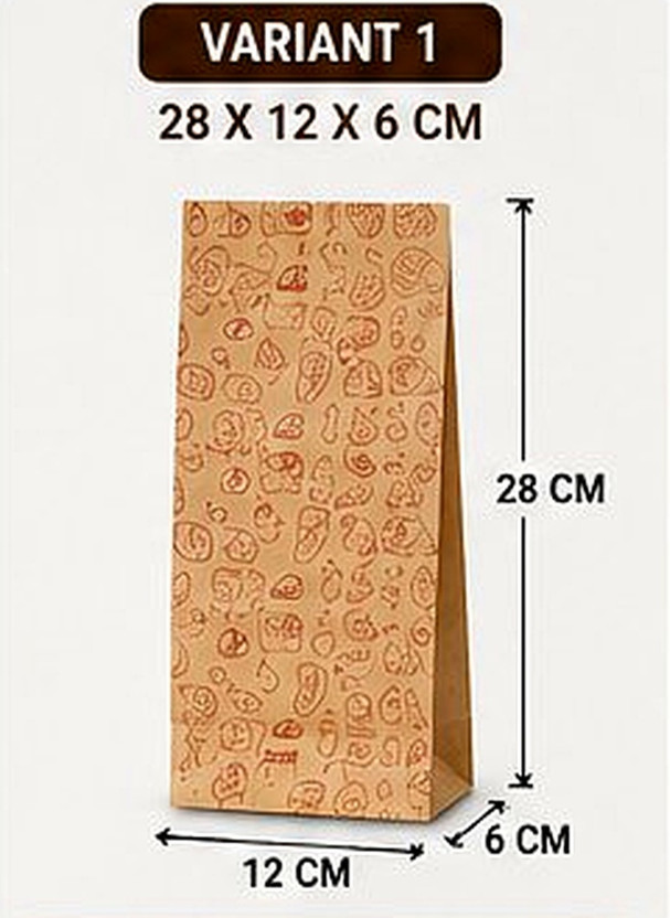 JMV Food Products JMV-KPB-S0-2 Paper Storage Pouch(Pack of 25)
