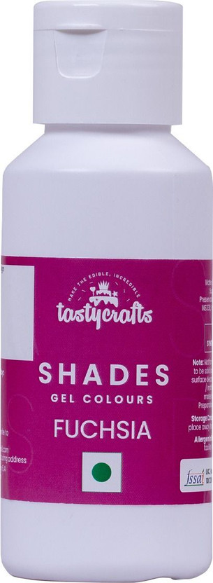 TastyCrafts TastyCrafts Gel Colour | Rich & Bright Edible Gel-Based Colour-Fuchsia | for Cake Decoration Pink(125 g) - Flipkart Deal