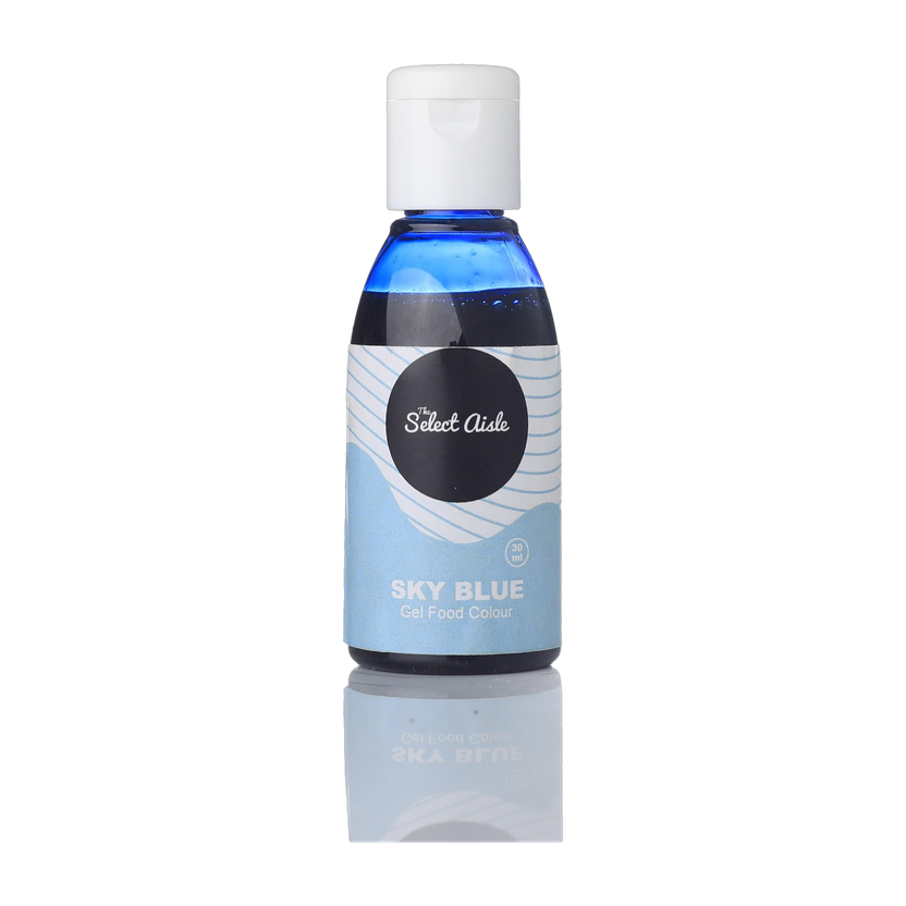 The Select Aisle Sky Blue food colour - 30 ml [Food colour| Colouring agent| Christmas Baking] Blue(30 g)