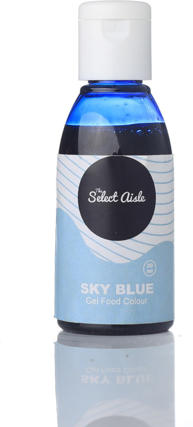 The Select Aisle Sky Blue food colour - 30 ml [Food colour| Colouring agent| Christmas Baking] Blue(30 g)