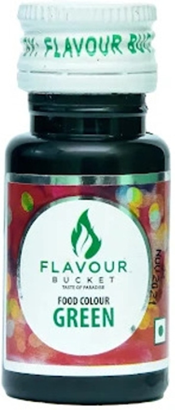 Flavour Bucket Natural Liquid Food Flavor Green Color Biryani,Sweet Dishes,Cake,Bakery,Cooking Green(20 ml)