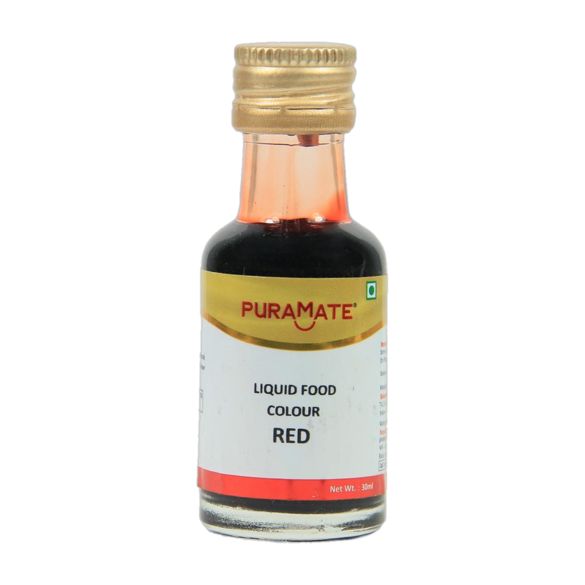 Puramate Liquid Food Color - Red Red(30 ml)