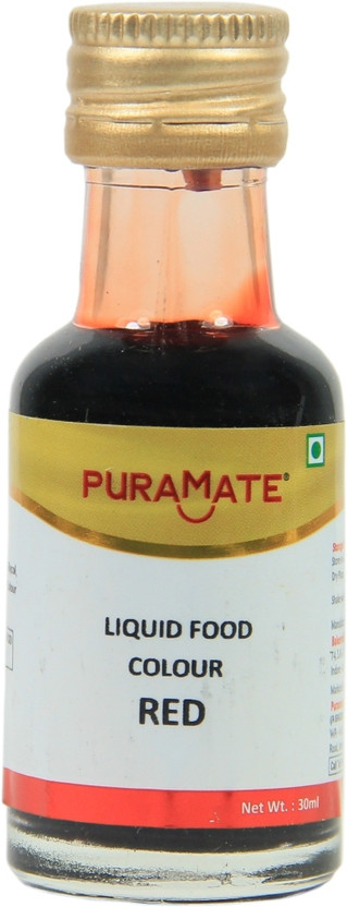 Puramate Liquid Food Color - Red Red(30 ml)