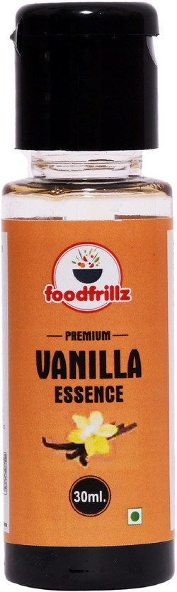 foodfrillz Vanilla essence for baking cake 30 ml, Essence for cakes, cookies, ice creams, sweets Vanilla Liquid Food Essence(30 ml)