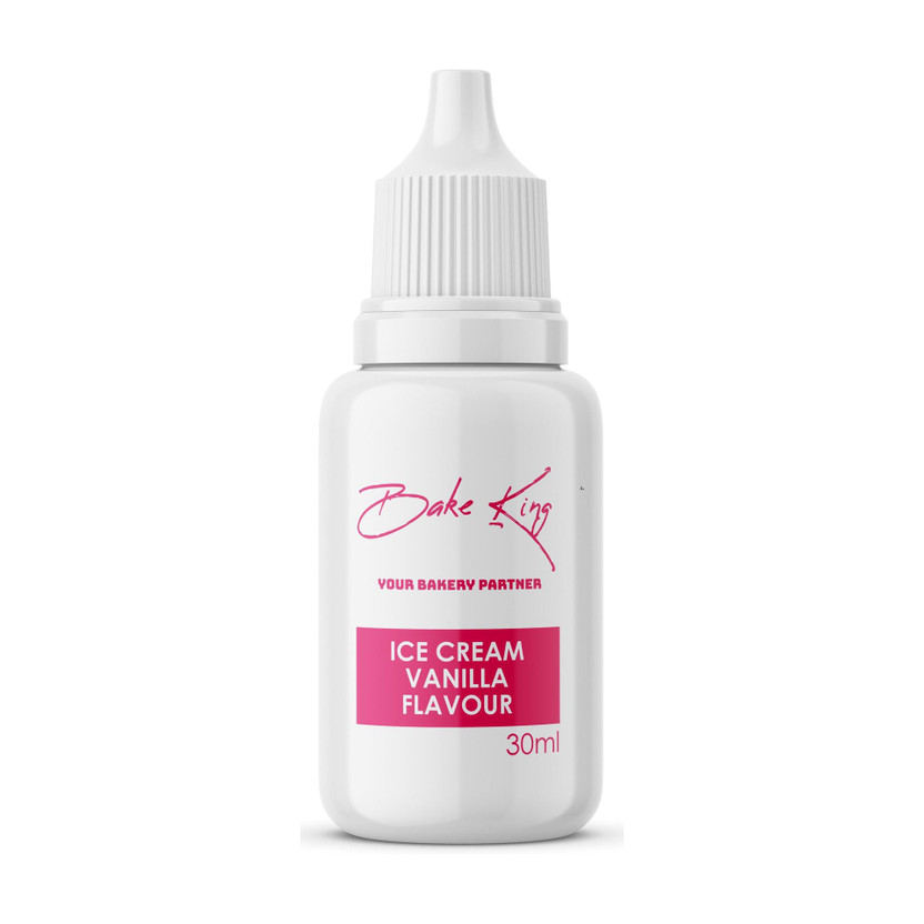 Bake King Ice Cream Vanilla Flavour Essence for Baking Cakes, Jams, Jelies, Cookies, Ice Creams, Shrebats Vanilla Liquid Food Essence(30 ml)