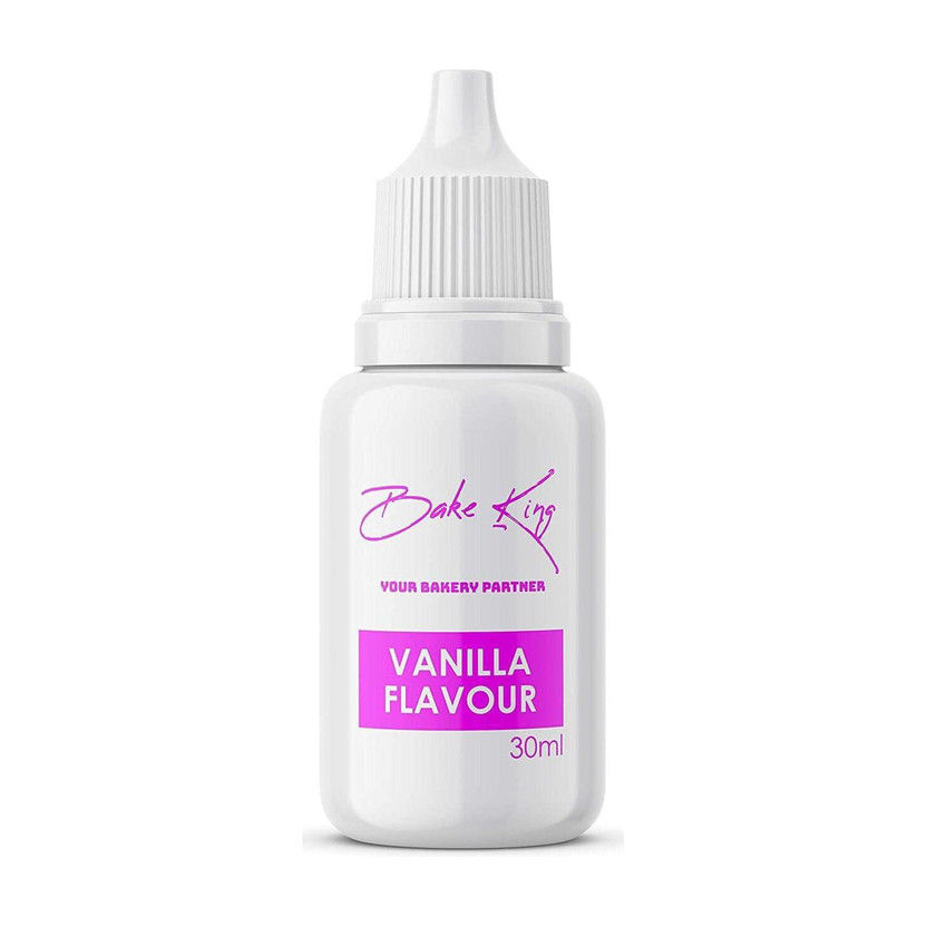 Bake King A Grade 30ml Vanilla Flavour Liquid Essence for Baking Cakes, Jams, Jelies, Cookies, Ice Creams, Shrebats Vanilla Liquid Food Essence(30 ml)