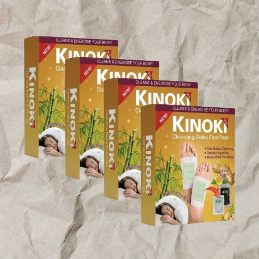 LUXORIO Organic Bamboo Foot Patches for Overnight Body Energizing