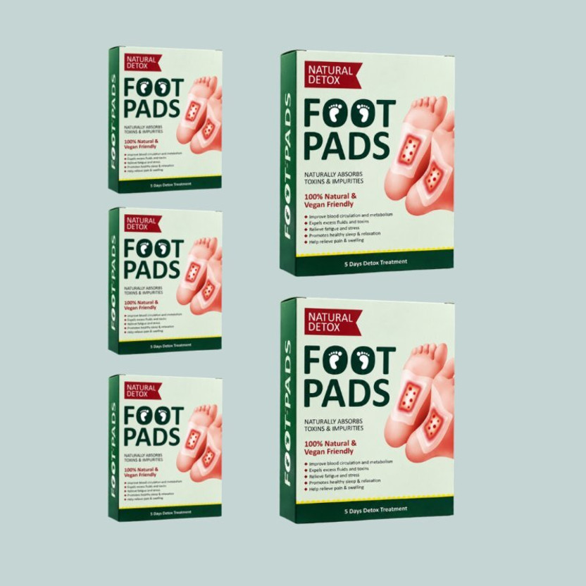 BuyBlitz Bamboo Vinegar Night Comfort Foot Pads Pack of 5