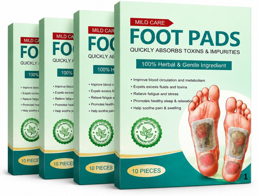 Skin Pharma Foot Pads for Weight Loss, Pain Relief & Detox | Herbal Overnight Foot Patches