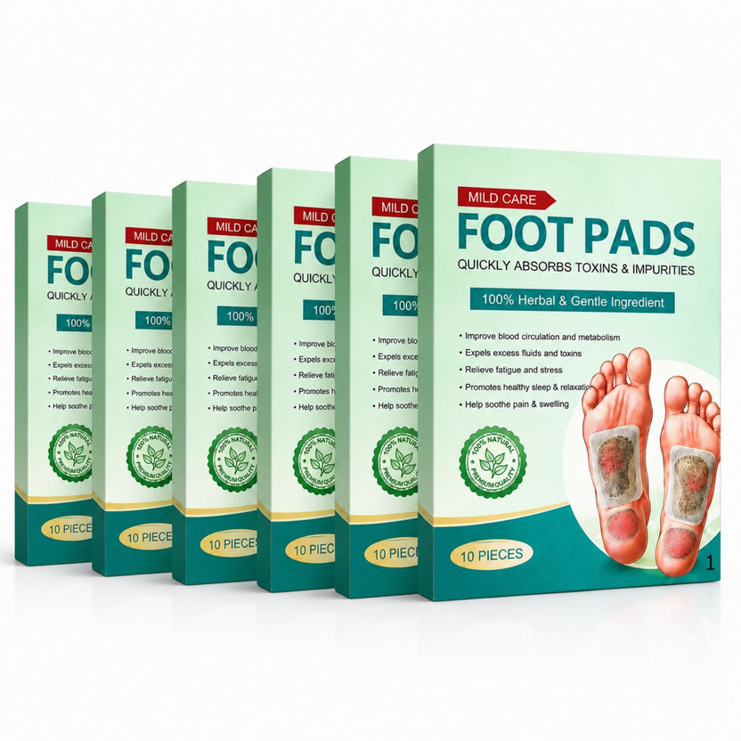 Skin Pharma Foot Pads for Weight Loss, Pain Relief & Detox | Herbal Overnight Foot Patches