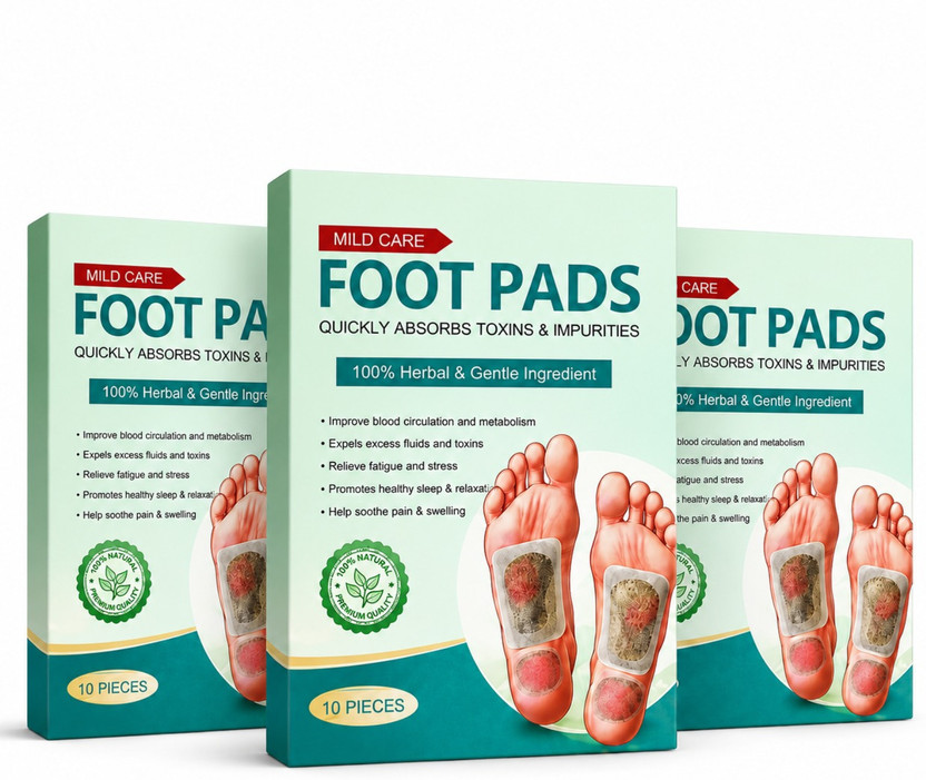 Skin Pharma Foot Pads for Weight Loss, Pain Relief & Detox | Herbal Overnight Foot Patches