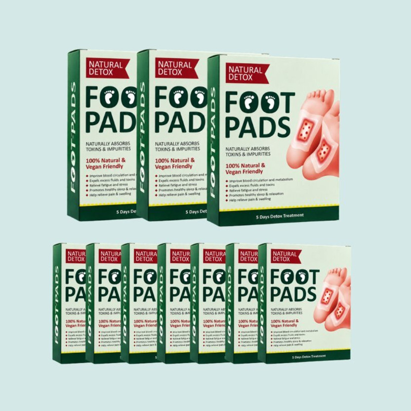 VALUE MART Bamboo Foot Recovery Detox Harmony Wellness Kit Pack of 10 Included
