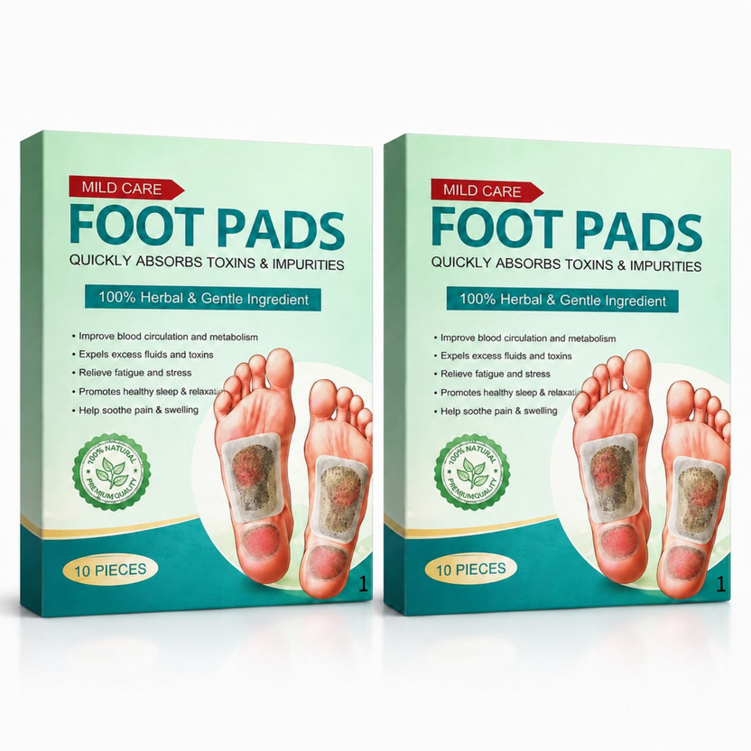 Skin Pharma Foot Pads for Weight Loss, Pain Relief & Detox | Herbal Overnight Foot Patches