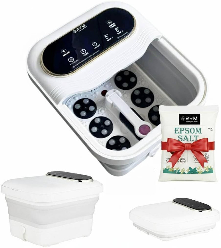 RYM RYM - Relax your mind RYMFS-001 Foldable Automatic Foot Spa Massager Pedicure tub Massager(White) - Flipkart Deal
