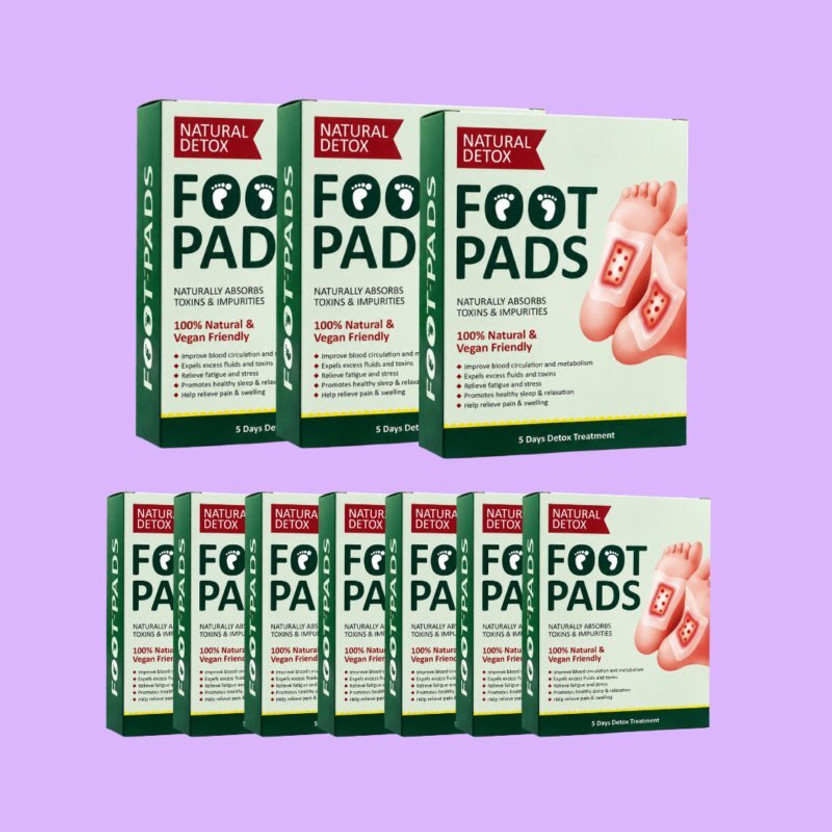 LUXORIO Natural Bamboo Foot Care Detox Wellness Kit Pack of 10