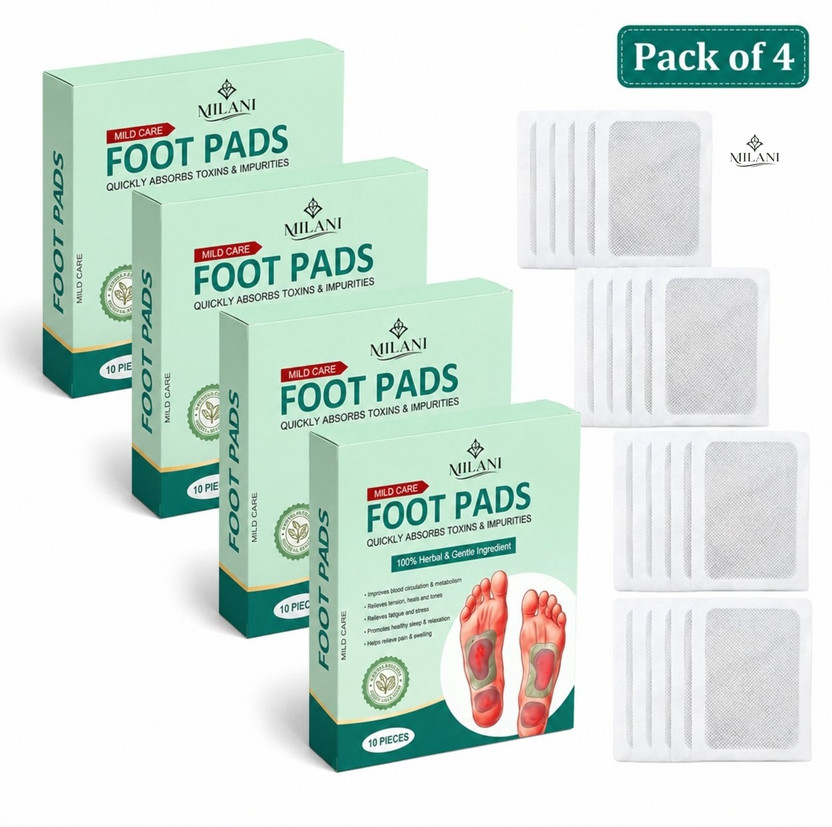 MILANI Ginger Detox Foot Pads | Exclusive Foot Detox Premium Series for Advanced