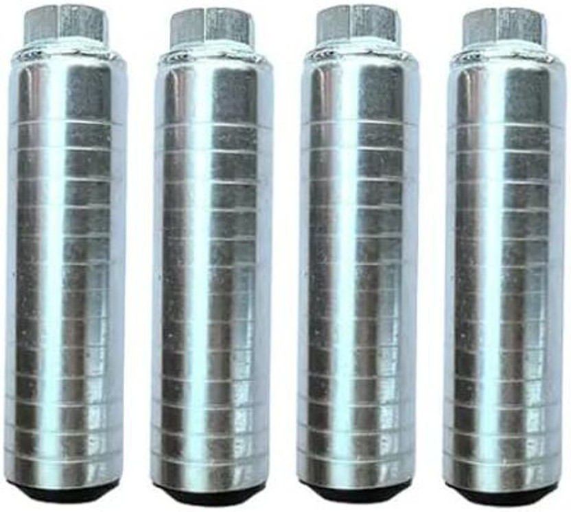 Gymisa Aluminum Rear Foot Pegs/Foot Rest Set for Cycle Foot Rest(Silver)