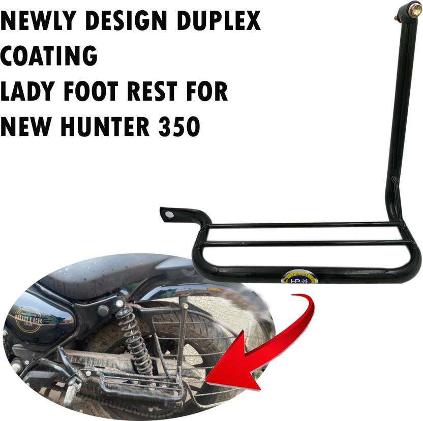 AutoGnix HEAVY METAL DUPLEX COATING LADY FOOTREST FOR ROYAL ENFIELD