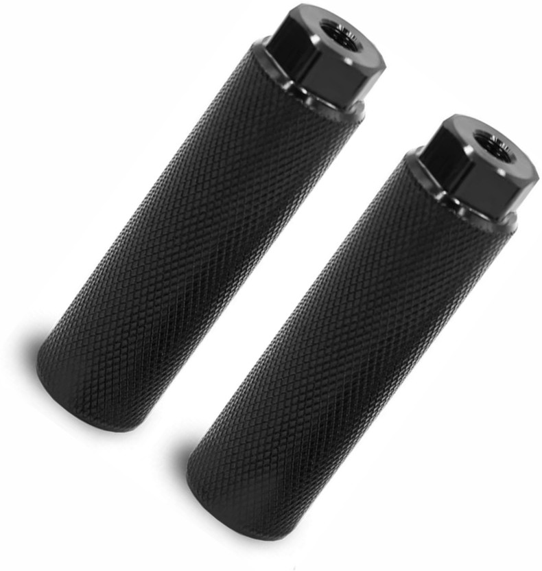 DSTECHBAR Cycle Foot Rest 1 Pair Aluminum Alloy Anti-Skid Bicycle Silver Leg Pegs Foot Rest(Silver)